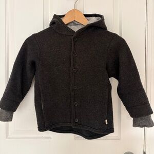 Disana kids boiled merino wool jacket